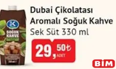 SEK SÜT DUBAİ ÇİKOLATASI AROMALI SOĞUK KAHVE 330 ML fiyat ve kampanya bilgisi